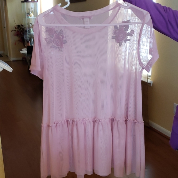 Arizona Jeans Ruffle Top - Picture 2 of 6